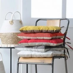 LOVELY CASA Lot De 4 Galettes De Chaise 16 Points 40x40 Duo Poudre Souris Coton - Rose 9 LOVELY CASA Lot De 4 Galettes De Chaise 16 Points 40x40 Duo Poudre Souris Coton - Rose -France Coussin et housse de coussin Soldes Boutique 51209475 5