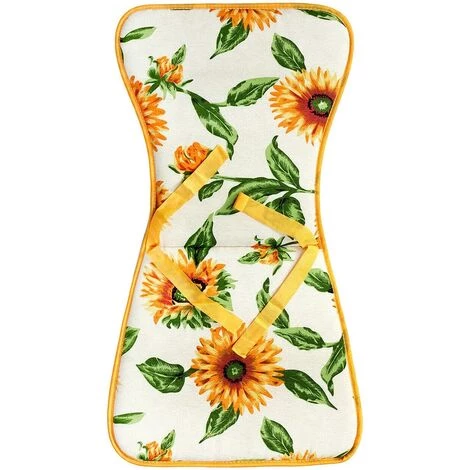 EMMEVI Coussin De Chaise De Jardin Pliant Douce Intérieur Extérieur Bar Dehor Motif Tournesols - Jaune 2 EMMEVI Coussin De Chaise De Jardin Pliant Douce Intérieur Extérieur Bar Dehor Motif Tournesols - Jaune – Image 2