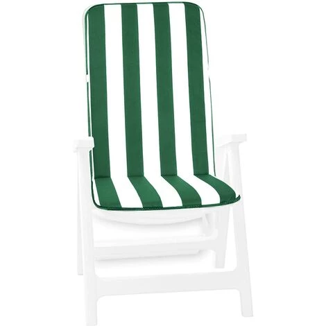 EMMEVI Coussin De Chaise De Jardin Pliant Douce Moderne Intérieur Extérieur Bar Dehor Motif Rayé - Vert 1 EMMEVI Coussin De Chaise De Jardin Pliant Douce Moderne Intérieur Extérieur Bar Dehor Motif Rayé - Vert