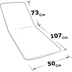 EMMEVI Coussin De Transat Pliant Douce Housse De Place Chaise Longue Motif à Rayures En Zigzag - Vert -France Coussin et housse de coussin Soldes Boutique 51349271 3