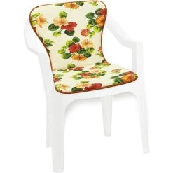 EMMEVI Coussin De Chaise De Jardin Pliant Douce Intérieur Extérieur Bar Dehor Motif Floral