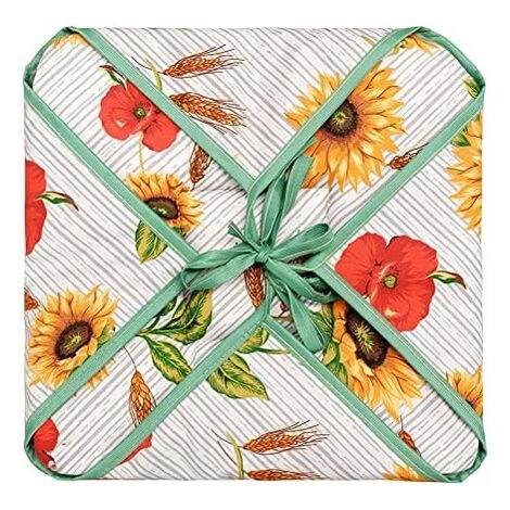 EMMEVI Coussin Pour Chaise Doux Universel Lavable Housses De Chaise Tournesols Et Coquelicots 2 EMMEVI Coussin Pour Chaise Doux Universel Lavable Housses De Chaise Tournesols Et Coquelicots – Image 2