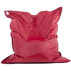 NO NAME Grand Coussin Uni Maxi Bordeaux Rouge - Bordeaux