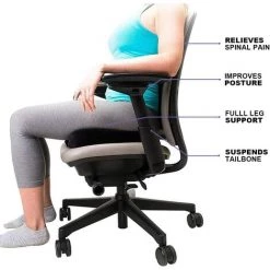 LITZEE Coussin De Siège, Coussin De Siège Orthopédique Haut De Gamme Pour Le Bureau Et La Voiture, Coussin De Chaise En Mousse à Mémoire De Forme Pour Le, Noir , Soulagement De La Pression Ergonomique(café) -France Coussin et housse de coussin Soldes Boutique 51547375 5