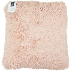 THE HOME DECO FACTORY Coussin Poils Longs Rose 40 X 40 Cm Rose - Rose -France Coussin et housse de coussin Soldes Boutique 51764445 4