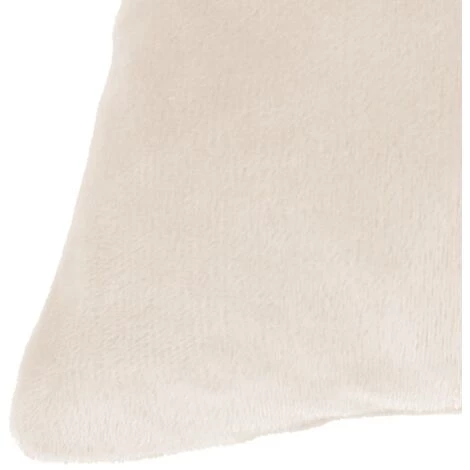 YOUTHUP Housse De Coussin 4 Pcs Velours 50 X 50 Cm Blanc Cassé - Blanc 3 YOUTHUP Housse De Coussin 4 Pcs Velours 50 X 50 Cm Blanc Cassé - Blanc – Image 3