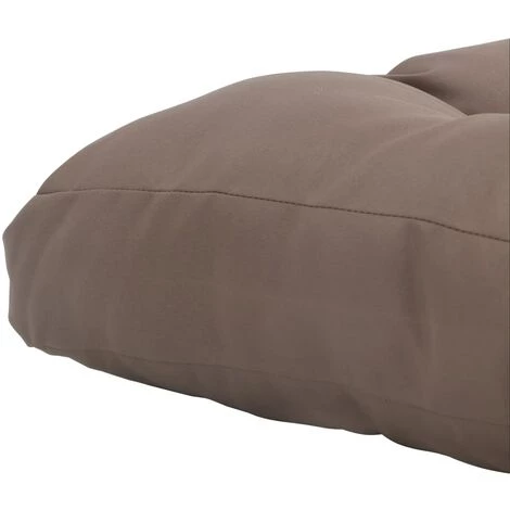 YOUTHUP Coussin De Siège De Jardin Taupe 50x50x10 Cm Tissu - Brun 4 YOUTHUP Coussin De Siège De Jardin Taupe 50x50x10 Cm Tissu - Brun – Image 4