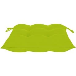YOUTHUP Coussins De Chaise 2 Pcs Vert Vif 40x40x7 Cm Tissu - Vert -France Coussin et housse de coussin Soldes Boutique 51886148 4