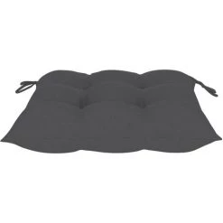 YOUTHUP Coussins De Chaise 2 Pcs Anthracite 50x50x7 Cm Tissu - Anthracite -France Coussin et housse de coussin Soldes Boutique 51886160 4