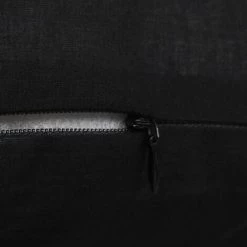 Topdeal Housses De Coussin 4 Pcs Coton Noir 80x80 Cm -France Coussin et housse de coussin Soldes Boutique 52080394 2