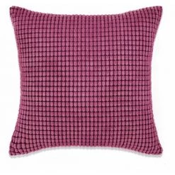 Topdeal Jeu De Coussin 2 Pcs Velours 45 X 45 Cm Rose -France Coussin et housse de coussin Soldes Boutique 52080795 4