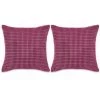 Topdeal Jeu De Coussin 2 Pcs Velours 60 X 60 Cm Rose