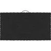 Topdeal Coussin De Plancher De Palette Noir 73x40x7 Cm Coton FF324682_FR