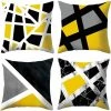 GUAZHUNIFR Lot De 4 Housses De Coussins Home Canapé Maison Voiture Décoratif Taies D'oreillers Pillowcases,45*45 Cm Guazhuni