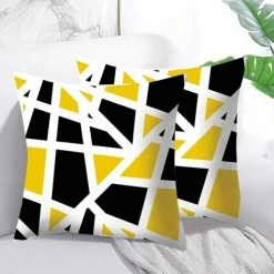 GUAZHUNIFR Lot De 4 Housses De Coussins Home Canapé Maison Voiture Décoratif Taies D'oreillers Pillowcases,45*45 Cm Guazhuni -France Coussin et housse de coussin Soldes Boutique 52532027 5