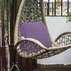 VERCART Coussin De Lecture, Oreiller Traversin Soutien Dorsal, Triangulaire Coussin à Coins, Gros Coussin Canapé, Coussin Tête De Lit Dossier, Oreiller De Repos Cale Dos En Lin Violet 45cm -France Coussin et housse de coussin Soldes Boutique 52556778 4