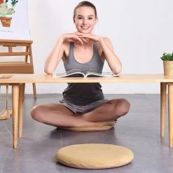 BENOBBY KIDS Coussin Rond De Chaise De Salle à Manger, 42/50 Cm D'épaisseur, Coussin De Chaise Doux Et Lavable, La Terrasse, Le Jardin, L'intérieur (42 X 42 X 5 Cm, Bleu Marine) -France Coussin et housse de coussin Soldes Boutique 52720558 4