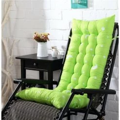 BENOBBY KIDS Coussin De Chaise Berçante, Coussin De Chaise Longue à Dossier Haut, Coussin Fauteuil Jardin Epaissi, Rocking Chair Coussin 3D, Coussin Pour Chaise à Bascule, Fauteuil, Sièges D'auto (Etoile Lune Herbe Verte, 15.8x43x3.2 Inch)