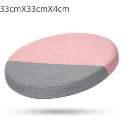 BENOBBY KIDS Coussin De Chaise Doux, Lavable, Pour Maison, Bureau, Terrasse, Intérieur Et Extérieur (33 X 33 X 4 Cm, Poudre + Gris) 9 BENOBBY KIDS Coussin De Chaise Doux, Lavable, Pour Maison, Bureau, Terrasse, Intérieur Et Extérieur (33 X 33 X 4 Cm, Poudre + Gris) -France Coussin et housse de coussin Soldes Boutique 52720777 5