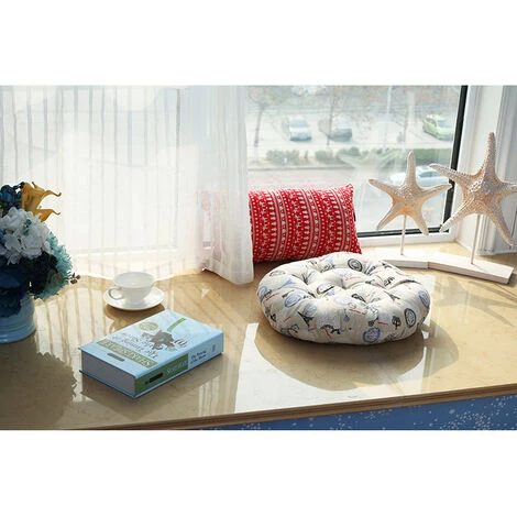 BENOBBY KIDS Coussin De Chaise Rond Rembourré Pour Intérieur Ou Extérieur, Jardin, Terrasse, Cuisine Et Bureau (F,40x40cm) 4 BENOBBY KIDS Coussin De Chaise Rond Rembourré Pour Intérieur Ou Extérieur, Jardin, Terrasse, Cuisine Et Bureau (F,40x40cm) – Image 4