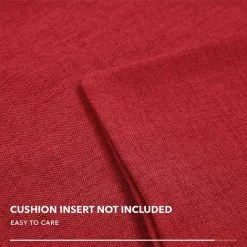 Deconovo Lot De 2 Housse De Coussin Aspect Lin, 46x46 Cm, Rouge - Rouge 8 Deconovo Lot De 2 Housse De Coussin Aspect Lin, 46x46 Cm, Rouge - Rouge -France Coussin et housse de coussin Soldes Boutique 53049751 4