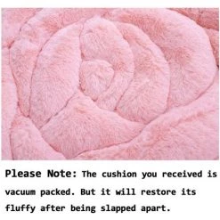 MODOU Coussin Doux Et Confortable En Peluche Rose Coussin Oreiller Soulagement Dos Coccyx Sciatique Et Coccyx Soulagement De La Douleur Coussin De Chaise Pour Bureau à Domicile Canapé -France Coussin et housse de coussin Soldes Boutique 53060400 4