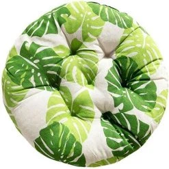 QERSTA Rond Coussin De Chaise Galette De Chaise Pour Maison Bureau Jardin Coussin Decoratif Pour Terrasse Tatami Siège Intérieur Extérieur 40*40cm