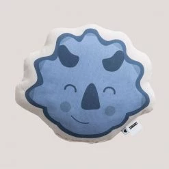 Coussin En Coton Dino Party Kids SKLUM Coton - Triceratops