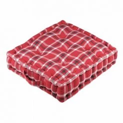 LOVELY CASA Coussin De Sol (45 Cm) Teddybear Rouge