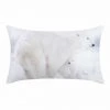 LOVELY CASA Coussin Rectangulaire Chandail Blanc