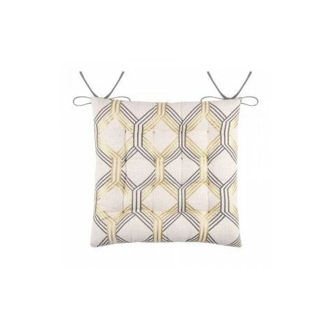 LOVELY CASA Coussin De Chaise Johan Jaune 1 LOVELY CASA Coussin De Chaise Johan Jaune