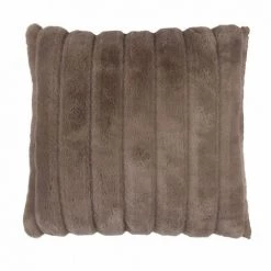 LOVELY CASA Coussin (45 Cm) Fluffy Marron Châtaigne
