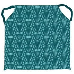 Dessus De Chaise 40X40X4 Cm PAON Bleu Atoll, Par Soleil D'Ocre - Bleu