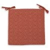 Dessus De Chaise 40X40X5 Cm Outdoor PAON Tomette, Par Soleil D'Ocre - Rouge