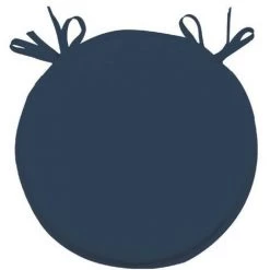 SOLEIL D'OCRE Dessus De Chaise Bistrot 40 Cm ALIX Bleu Jean - Marine