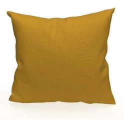 SOLEIL D'OCRE Coussin Déco 40x40 Cm En Coton PANAMA Jaune - Jaune