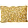 Coussin Pur Coton 32x50 Cm VINTAGE Moutarde, Par Soleil D'Ocre - Jaune