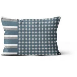 Coussin 32x50 Cm LISBONNE, Par Soleil D'Ocre - Blanc