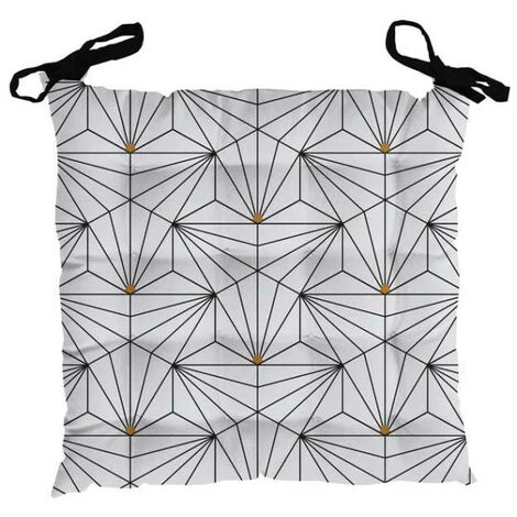 Dessus De Chaise Capitonné 40x40x5 Cm OSIRIS, Par Soleil D'Ocre - Blanc 1 Dessus De Chaise Capitonné 40x40x5 Cm OSIRIS, Par Soleil D'Ocre - Blanc