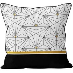 Housse De Coussin 40x40 Cm OSIRIS, Par Soleil D'Ocre - Blanc
