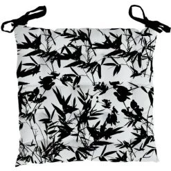 Dessus De Chaise Capitonné 40X40X5 Cm MAYLINE, Par Soleil D'Ocre - Blanc