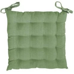 Dessus De Chaise Capitonné En Velours VELVET Vert, Par Soleil D'Ocre - Vert