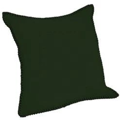 Coussin En Coton Lavé 40x40 Cm SPIRIT Kaki, Par Soleil D'Ocre - Vert