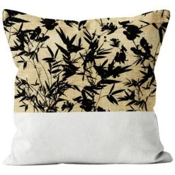 Coussin En Coton Et Jute MAYLINE 40x40 Cm, Par Soleil D'ocre - Blanc