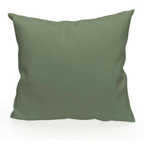Housse De Coussin 40x40 Cm ALIX Vert Par Soleil D'ocre - Vert 1 Housse De Coussin 40x40 Cm ALIX Vert Par Soleil D'ocre - Vert