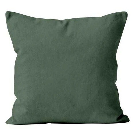 Housse De Coussin 40x40 Cm ALIX Vert Par Soleil D'ocre - Vert 2 Housse De Coussin 40x40 Cm ALIX Vert Par Soleil D'ocre - Vert – Image 2