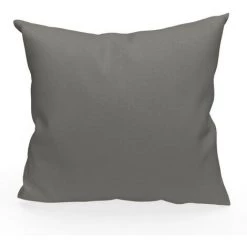 Housse De Coussin Unie 40x40 Cm ALIX Moka, Par Soleil D'ocre - Marron