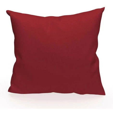 Housse De Coussin Unie 40x40 Cm ALIX Rouge, Par Soleil D'ocre - Rouge 1 Housse De Coussin Unie 40x40 Cm ALIX Rouge, Par Soleil D'ocre - Rouge