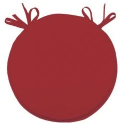 SOLEIL D'OCRE Dessus De Chaise Bistrot 40 Cm ALIX Rouge - Rouge