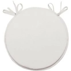 SOLEIL D'OCRE Dessus De Chaise Bistrot 40 Cm ALIX Blanc - Blanc
